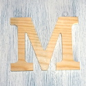Plywood Letter M